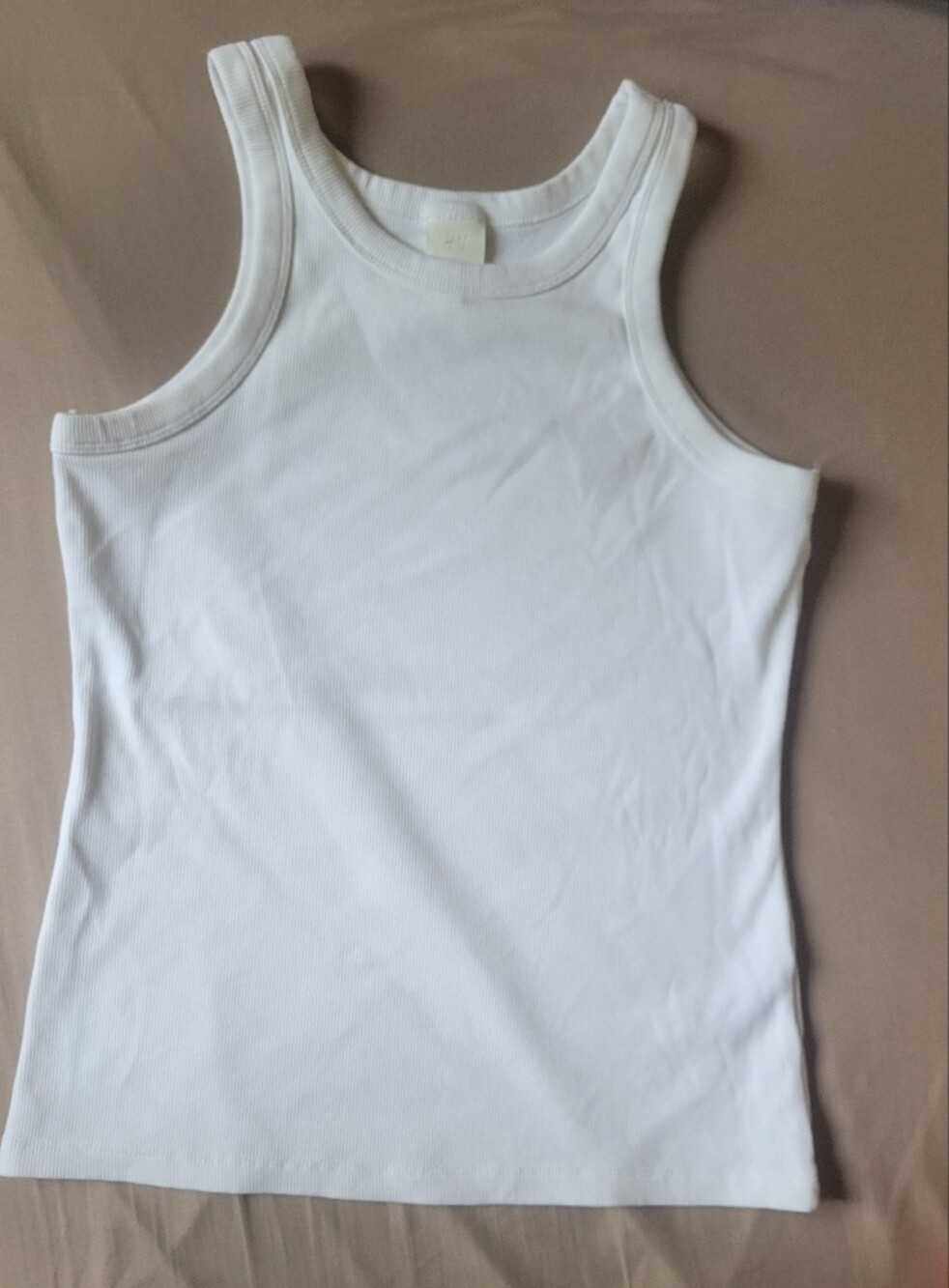 H&M Classic White Women's Tank Top - Brand Unspecified
